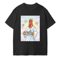 Dusty Cock “Heavenly Combo Meal” Angel Rooster Graphic Tee – 100% Cotton