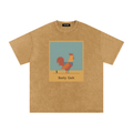 Desert Rooster Outlaw Graphic Tee – Heavyweight 100% Cotton, Vintage Wash