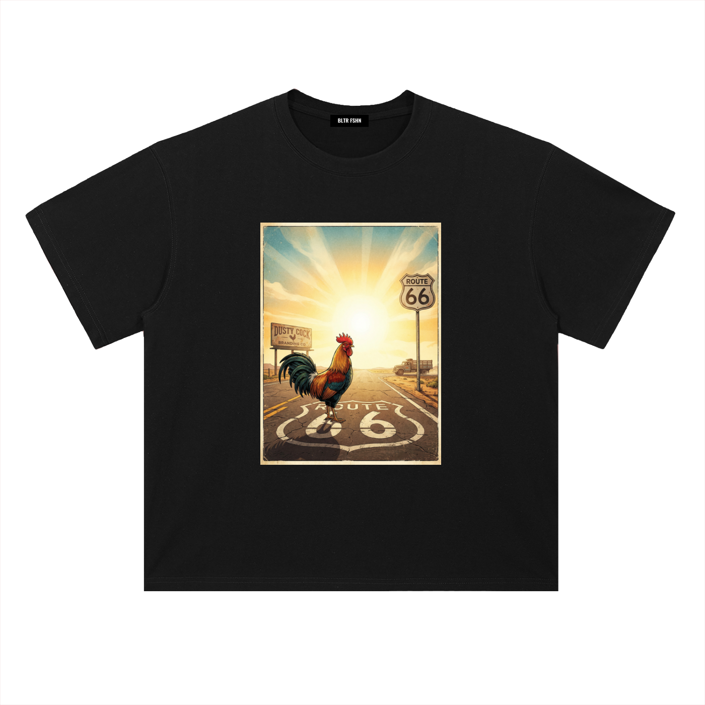 Heavyweight Drop Shoulder Cotton T-Shirt