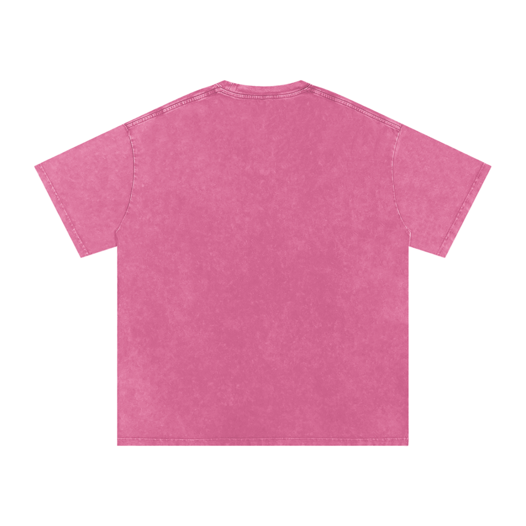 Saint Rooster on Cross – Heavyweight 100% Cotton, Vintage Wash, Washed