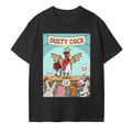 “Nice Try, Lucifer!” Barnyard Roast Graphic Rooster Tee – 100% Cotton