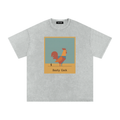 Desert Rooster Outlaw Graphic Tee – Heavyweight 100% Cotton, Vintage Wash